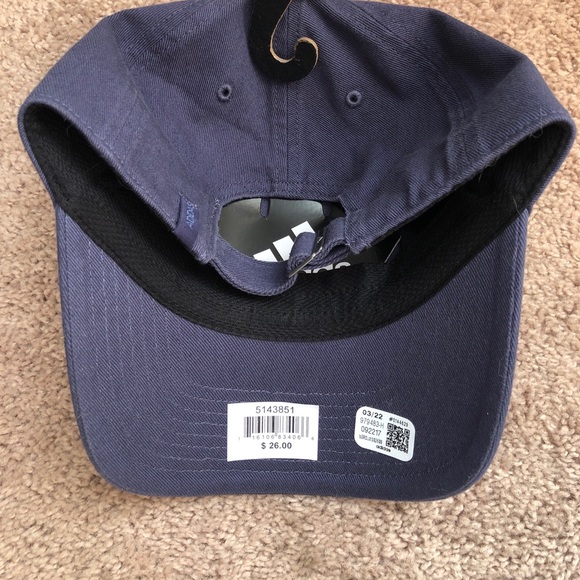 ADIDAS Aeroready Navy Blue Women’s Baseball Strapback Adjustable Hat - Picture 6 of 7